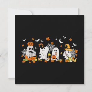 Convites Bebendo Fantasma Bonito Café Halloween Queda Ghost