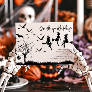 Convites Beber Bruxas em Festa de Halloween
