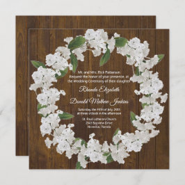 Convites Bebês Breath Wreath Weditation