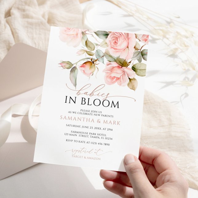 Convites Bebês no Chá de fraldas dos Gêmeos Rosa Rosa Sangu (Criador carregado)