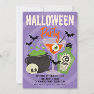 Convites Bebidas Da Festa De Halloween
