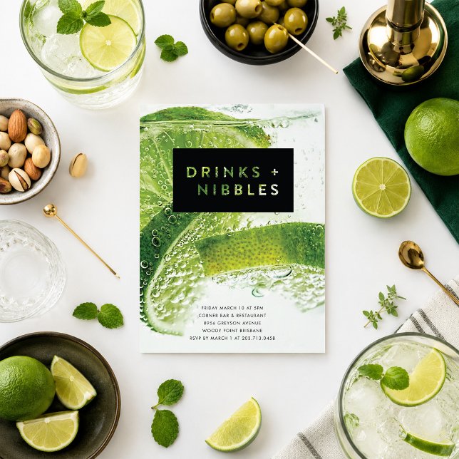 Convites Bebidas e Aperitivos (Criador carregado)