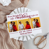 Bebidas Grátis Casamento Informal Salve A Data 3 F