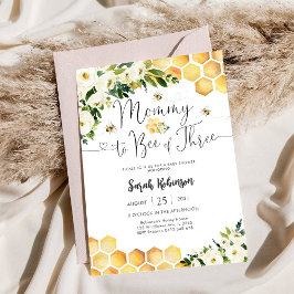 Convites Bee Theme Baby Shower Invitation