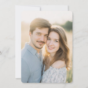 Convites Bege Romântico Natural Foto