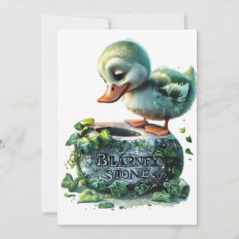 Convites Beijo Realista Beijando Pedra de Blarney