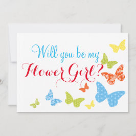 Convites Beijos de Borboleta Você Será Dama de Honra