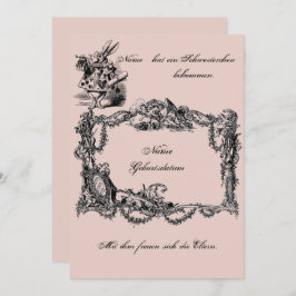 Convites Bekanntgabe zur Geburt – Geburtskarte