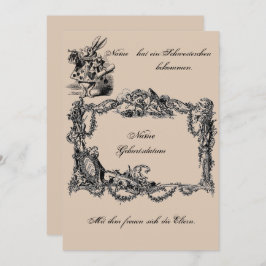 Convites Bekanntgabe zur Geburt – Geburtskarte