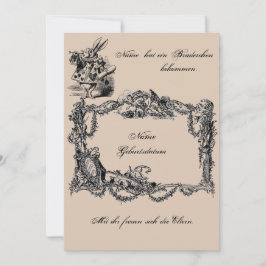 Convites Bekanntgabe zur Geburt – Geburtskarte