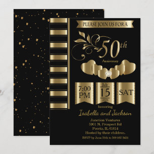 Convites Bela 50ª Bodas de Ouro