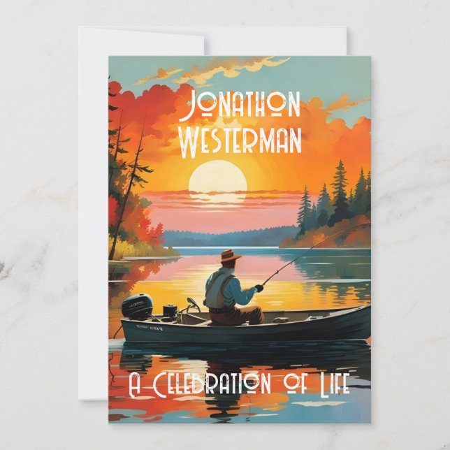 Convites Bela Celebração de Pesca da Vida (Frente)