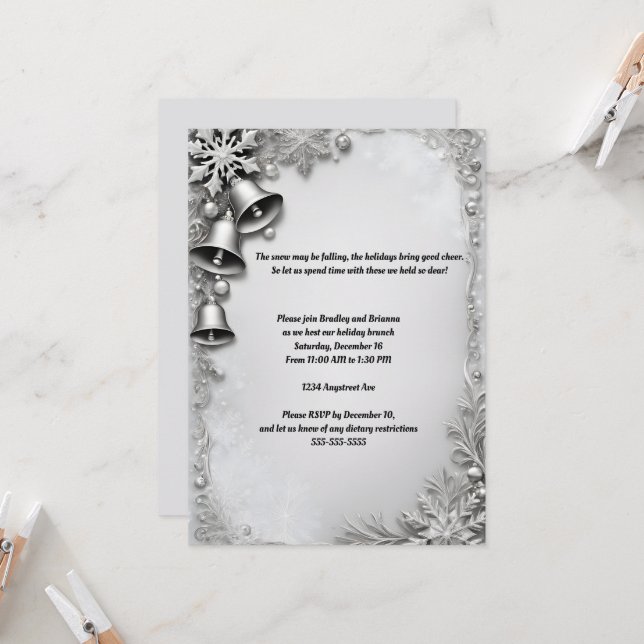 Convites Bela Festa de Natal de Belo Belo Belo (Frente/Verso In Situ)