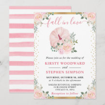 Bela Flor de Abóbora Rosa Claro Casamento de Outon