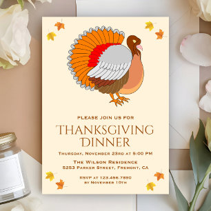 Convites Bela Orange Turkey Jante Party