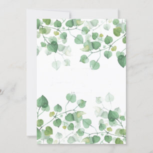 Convites Belas Folhas Enquadradas Florais