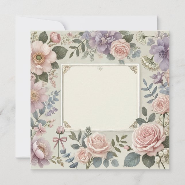 CONVITES BELAS PETÁLAS CONVITE/ANÚNCIO (Frente)