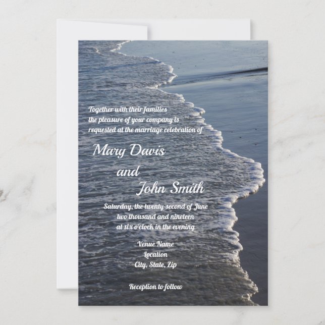 Convites Beleza à Beira-Mar (Frente)