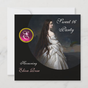 CONVITES BELEZA ETERNA,DOCE 16,PINK,PRETO,DANO BRANCO