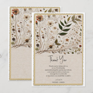 Convites Beleza Natural Botânica Flores & Folhas Casamento