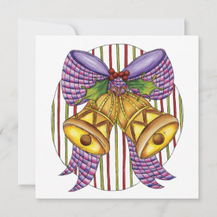 Convites Belinhos bonitos de natal com fita e Arco