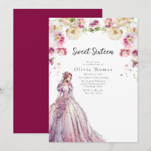 Convites BELLA - Sweet Sixteen
