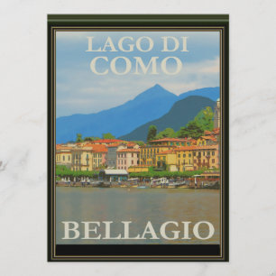 Convites Bellagio Itália Poster