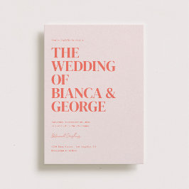 Convites Belmont Vertical Wedding