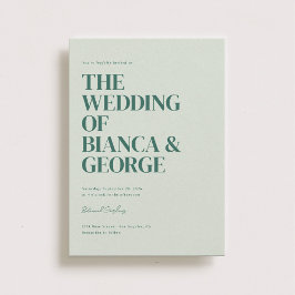 Convites Belmont Vertical Wedding