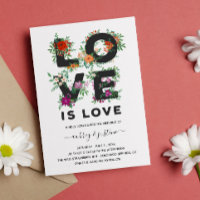 Belo Amor Floral É Casamento Lésbico