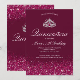 Convites Belo Borgonha| Quinceañera
