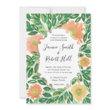 Belo Casamento de Pintura Por Aquarela