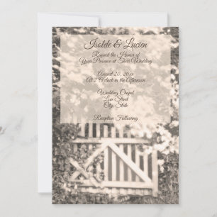 Convites Belo Casamento de Portas do Jardim