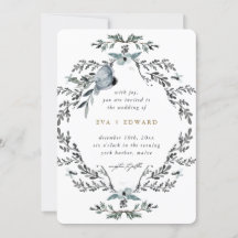 Belo Casamento Foliage Wreath Calliografia