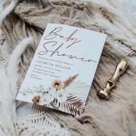 Convites Belo Chá de fraldas da Boêmia