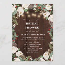 Convites Belo chá de panela de inverno russo