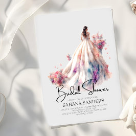 Convites Belo Chá de panela de Vestido Floral