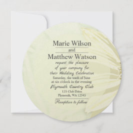 Convites Belo design floral de girassol