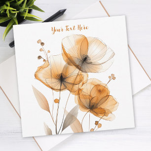 Convites Belo Design Floral, Texto Cursivo