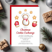 Belo intercâmbio de biscoitos de Natal Boneco de N