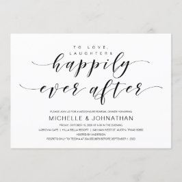 Convites Belo legado, Script Preto, Janto de ensaio