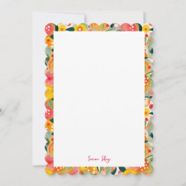 Convites Belo padrão botânico dos citros tropicais