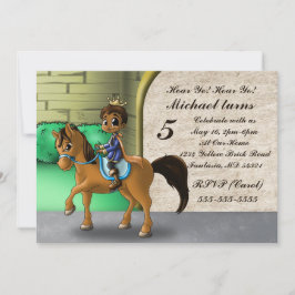 Convites Belo Príncipe Afro-Americano Aniversário