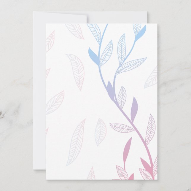 Convites Belo Quadro Floral (Frente)