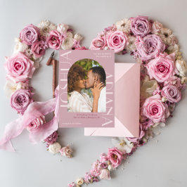 Convites Belo Rosa Dois Casamento Fotográfico