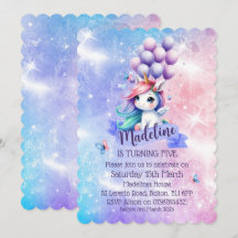 Belo Unicórnio com Concursos Temáticos de Balões