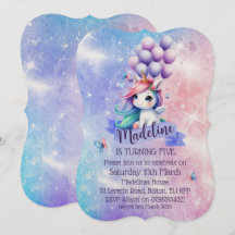 Belo Unicórnio com Concursos Temáticos de Balões