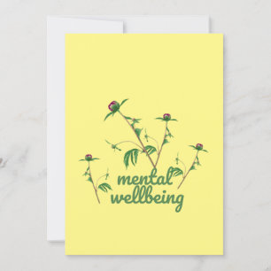 Convites Bem-estar mental