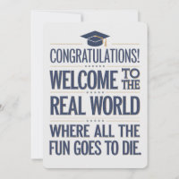 Bem-Vindo À Graduação Engraçada Do Mundo Real