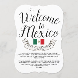 Convites Bem-vindo ao México | Personalização de Casamento 